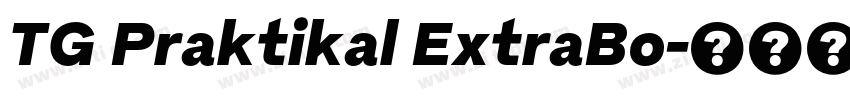 TG Praktikal ExtraBo字体转换 TG Praktikal ExtraBo字体转换